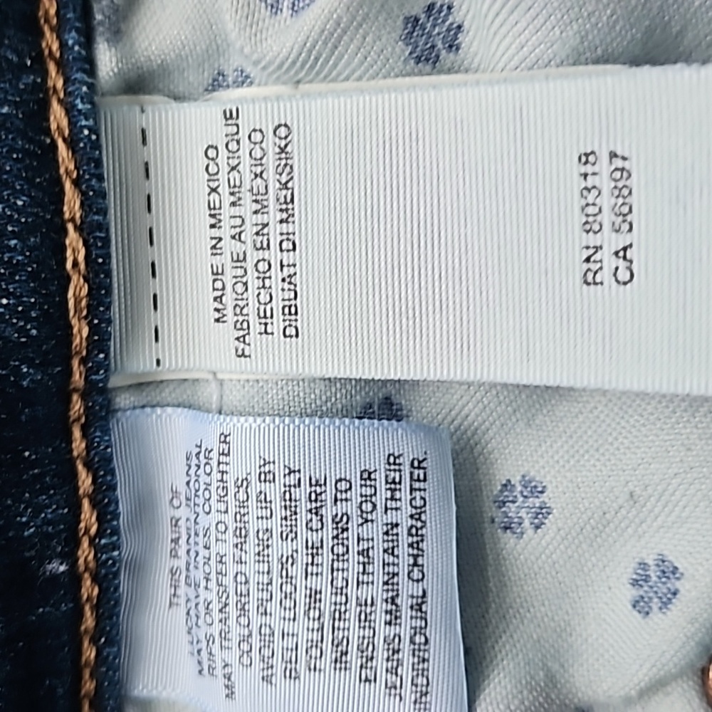Lucky Brand Jeans Sweet Straight 6/28 Reg - Picture 9 of 9